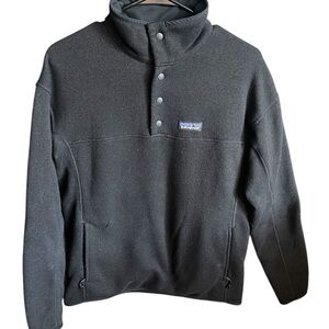 Patagonia Black Snap-T Fleece Pullover